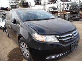 2014 Honda Odyssey EX-L Black 3.5L AT 2WD #A22616